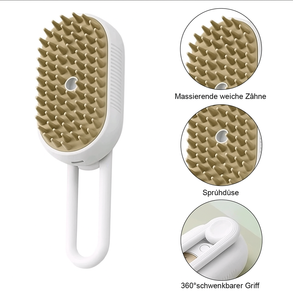 🐾 AquaPet 3in1 Wellness-Bürste